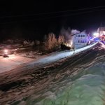 Brand Holzzubau Löschbereich St. Jakob i.W. am 12.02.2021